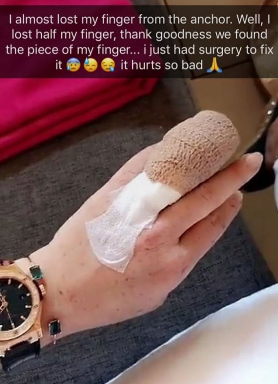 Lindsay Lohan verkündete das Unglück auf Snapchat