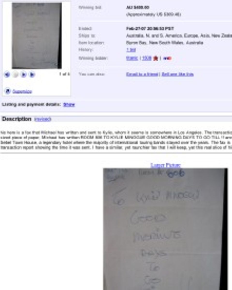 Kylie bei Ebay Kylie bei Ebay