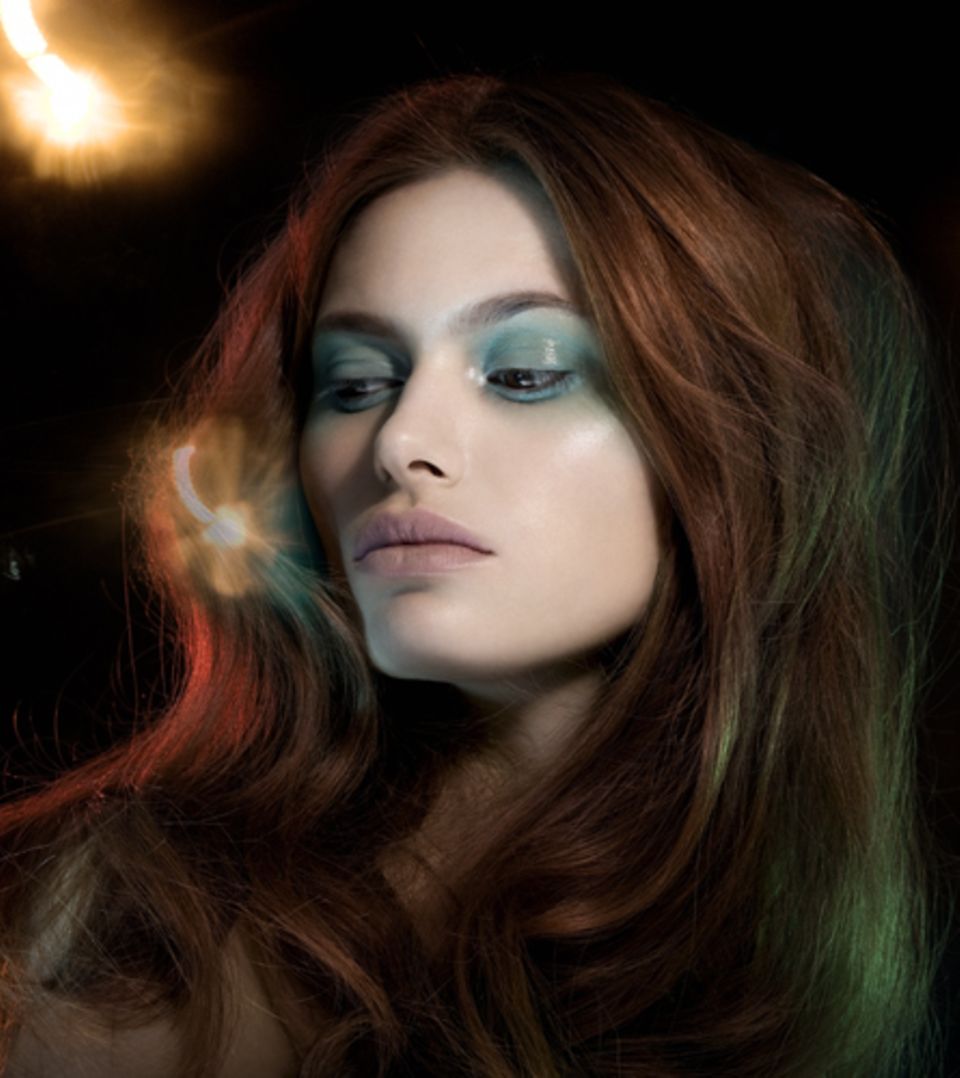 Make-up-Trends: Kühler Pastell-Look in farbintensiven Sorbettönen