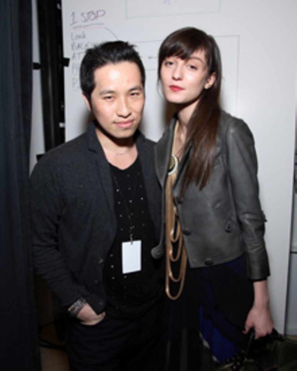 Modedesigner Phillip Lim und Model Irina Lazareanu