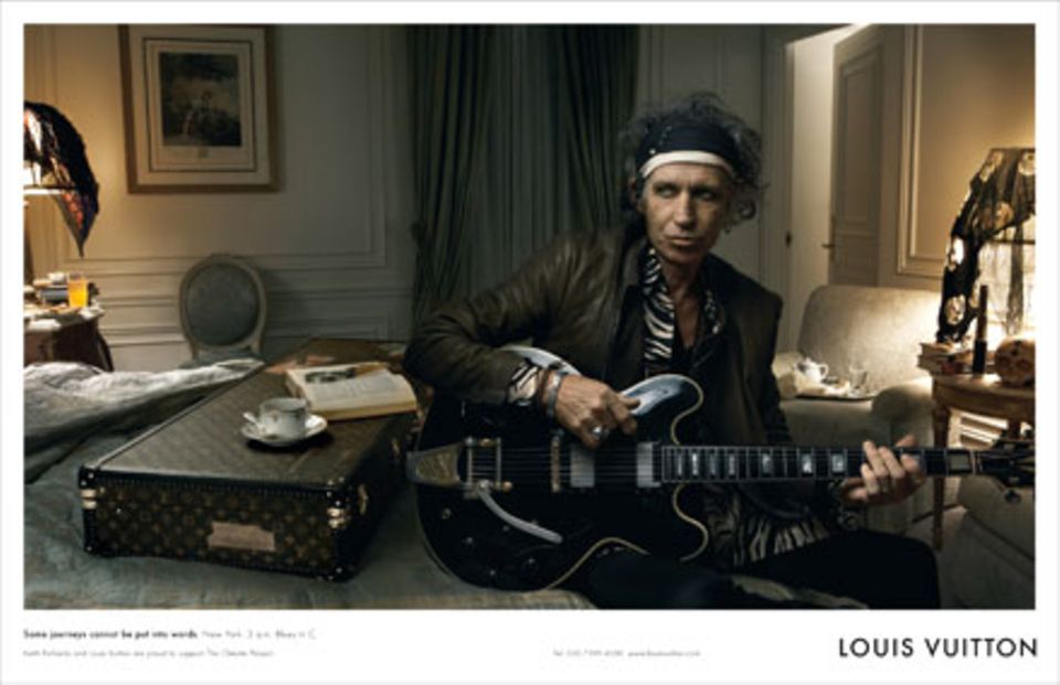 Keith Richards für Louis Vuitton