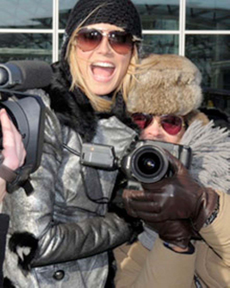 Heidi Klum ist immer mit vollem Einsatz dabei Heidi Klum ist immer mit vollem Einsatz dabei