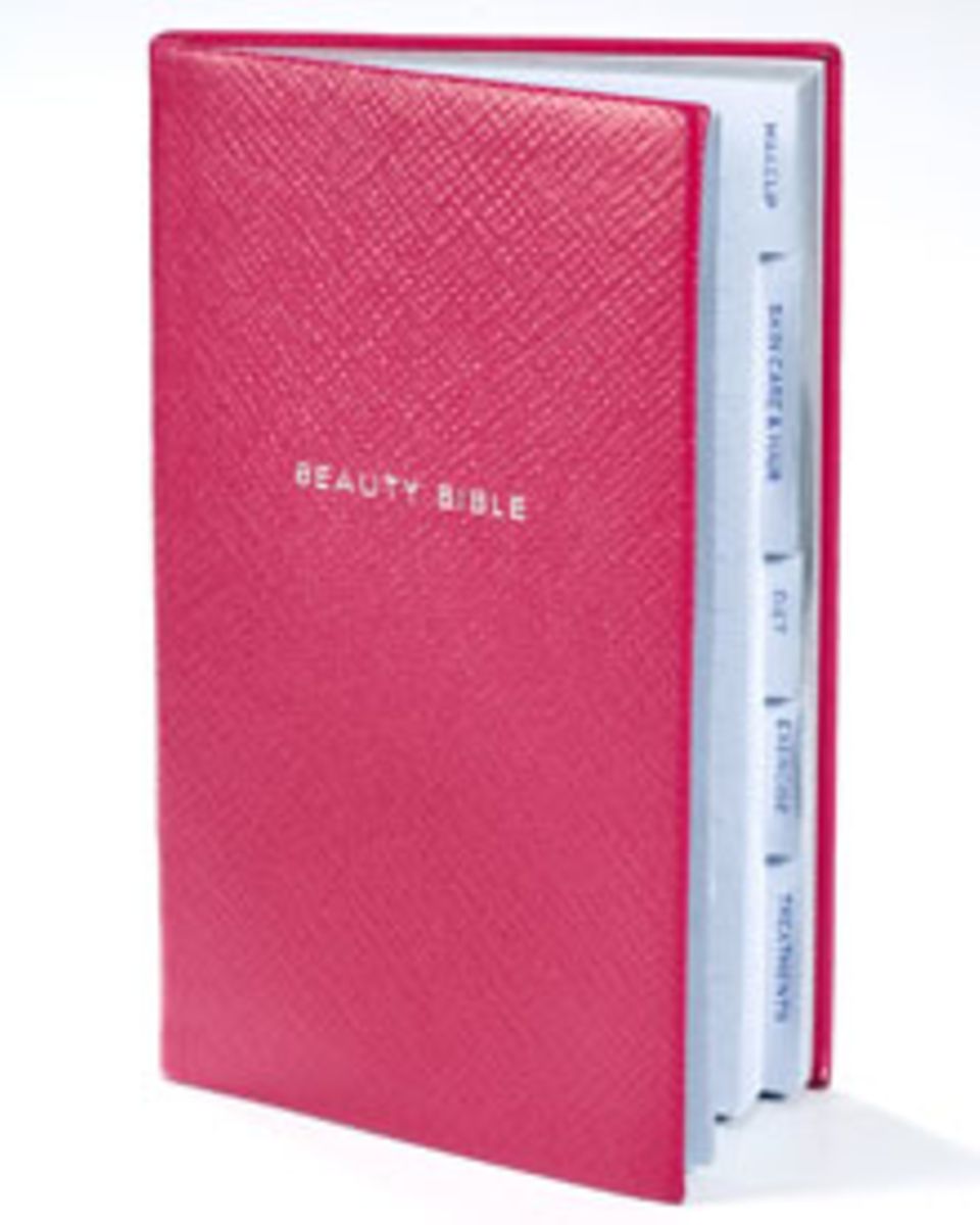 Ledernes Notizbuch "Beauty Bible" für selbst gesammelte Tipps und Tricks Ledernes Notizbuch "Beauty Bible" für selbst gesammelte Tipps und Tricks