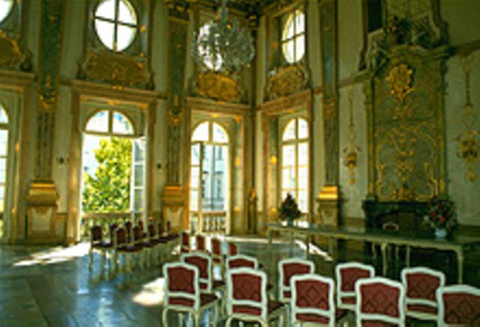 Genau das Richtige für die Märchenhochzeit: Der berühmte Marmorsaal im Schloss Mirabell