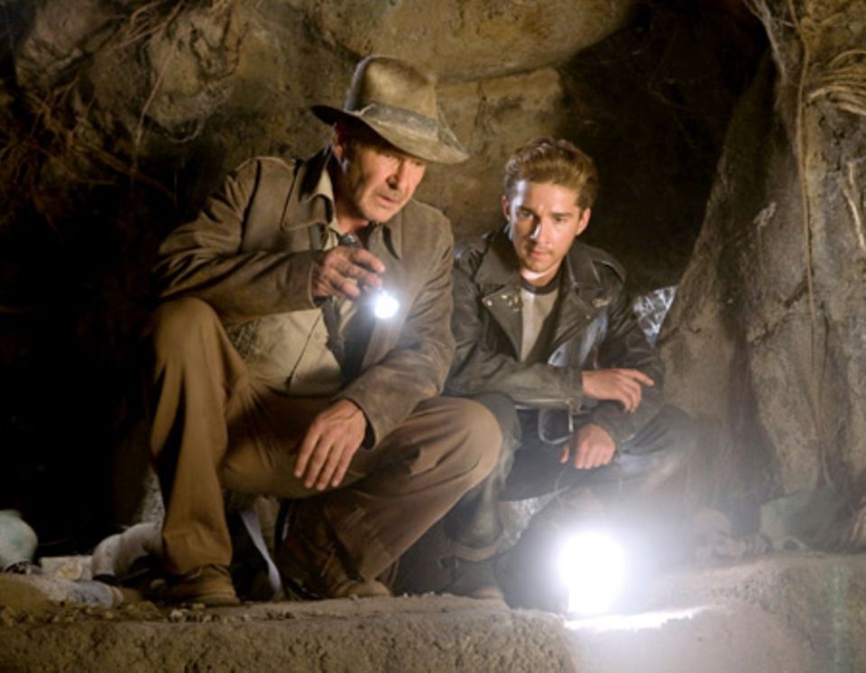 Indiana Jones und sein junger Gefährte Mutt Williams, mit dem ihn eine ganze Menge verbindet