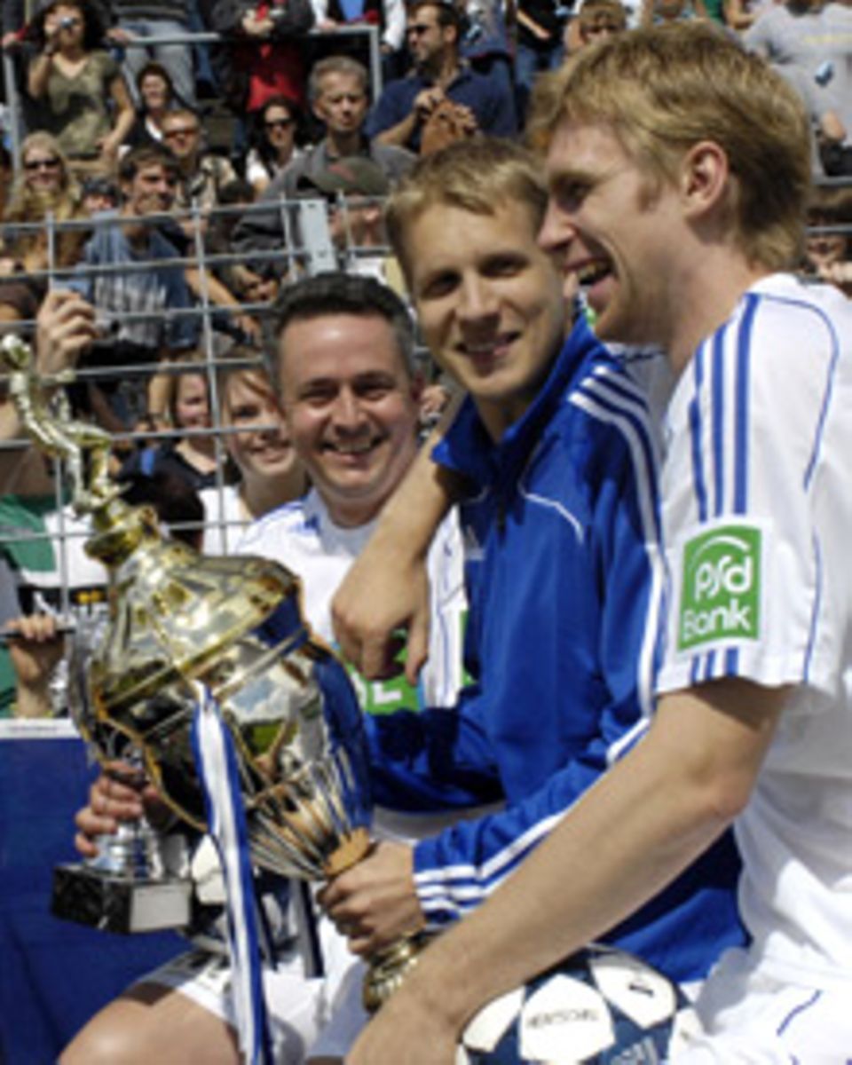 Oliver Pocher und Per Mertesacker Oliver Pocher und Per Mertesacker