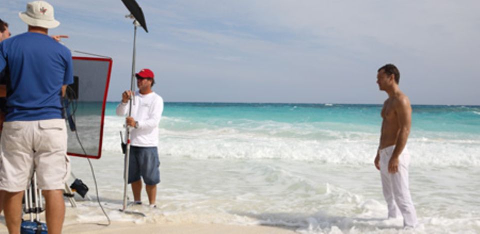 Unter der heißen Sonne der Bahamas fand das Shooting zur Dior-Kampagne statt Unter der heißen Sonne der Bahamas fand das Shooting zur Dior-Kampagne statt