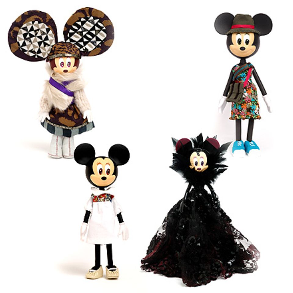 Minnie Mouse in Antik Batik, Bensimon, Cacharel und Eymeric François Minnie Mouse in Antik Batik, Bensimon, Cacharel und Eymeric François