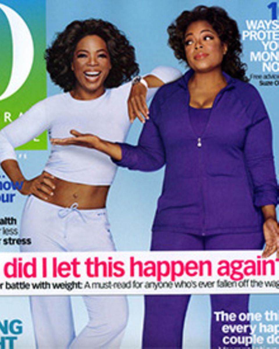 "Wie konnte ich es nur wieder so weit kommen lassen?", fragt Oprah Winfrey auf dem Cover ihrer Zeitschrift "O"