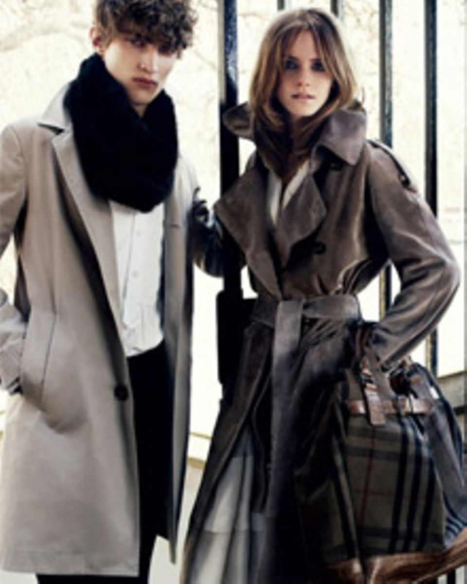 Emma Watson ist das neue Gesicht für die "Burberry Hebst Winter Kollektion".