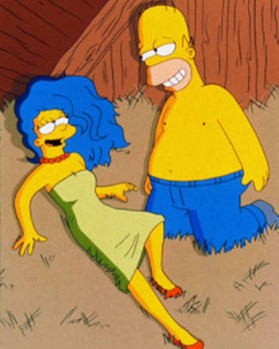Schon in der Serie durfte Marge Simpson ihrem Homer des öfteren den Kopf verdrehen. Schon in der Serie durfte Marge Simpson ihrem Homer des öfteren den Kopf verdrehen.
