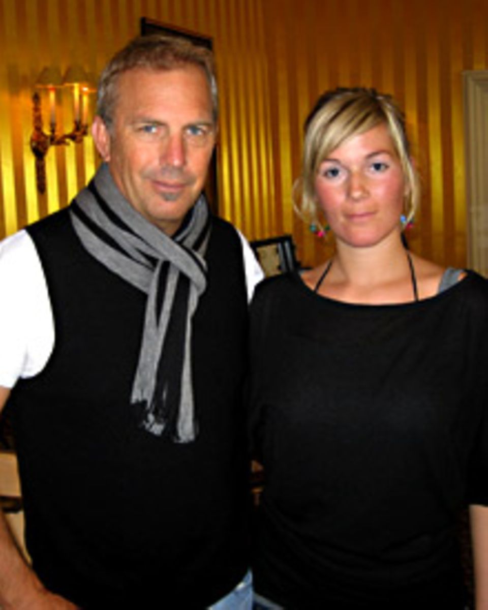 Gala.de-Redakteurin Gesa Schwanke traf Kevin Costner in Berlin.