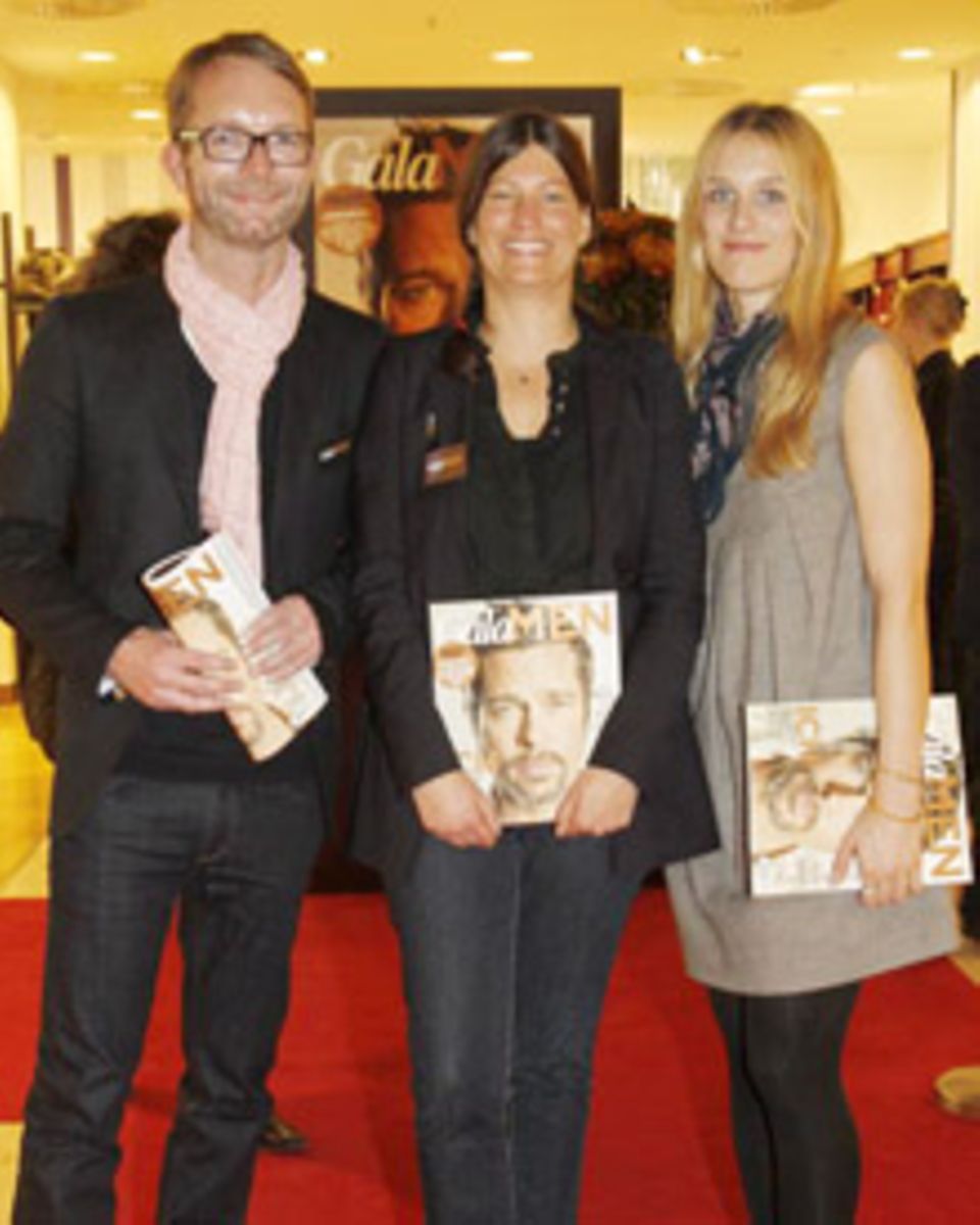 Das Gala-Fashion-Kompetenz-Team: Gala-Fashiondirector Marcus Luft, Claudia Scholtan und Eva Marie Hein