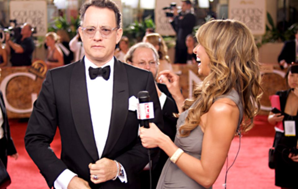 Mit Tom Hanks verstand sich Giuliana Rancic im vergangenen Jahr bei den Golden Globes besonders gut.