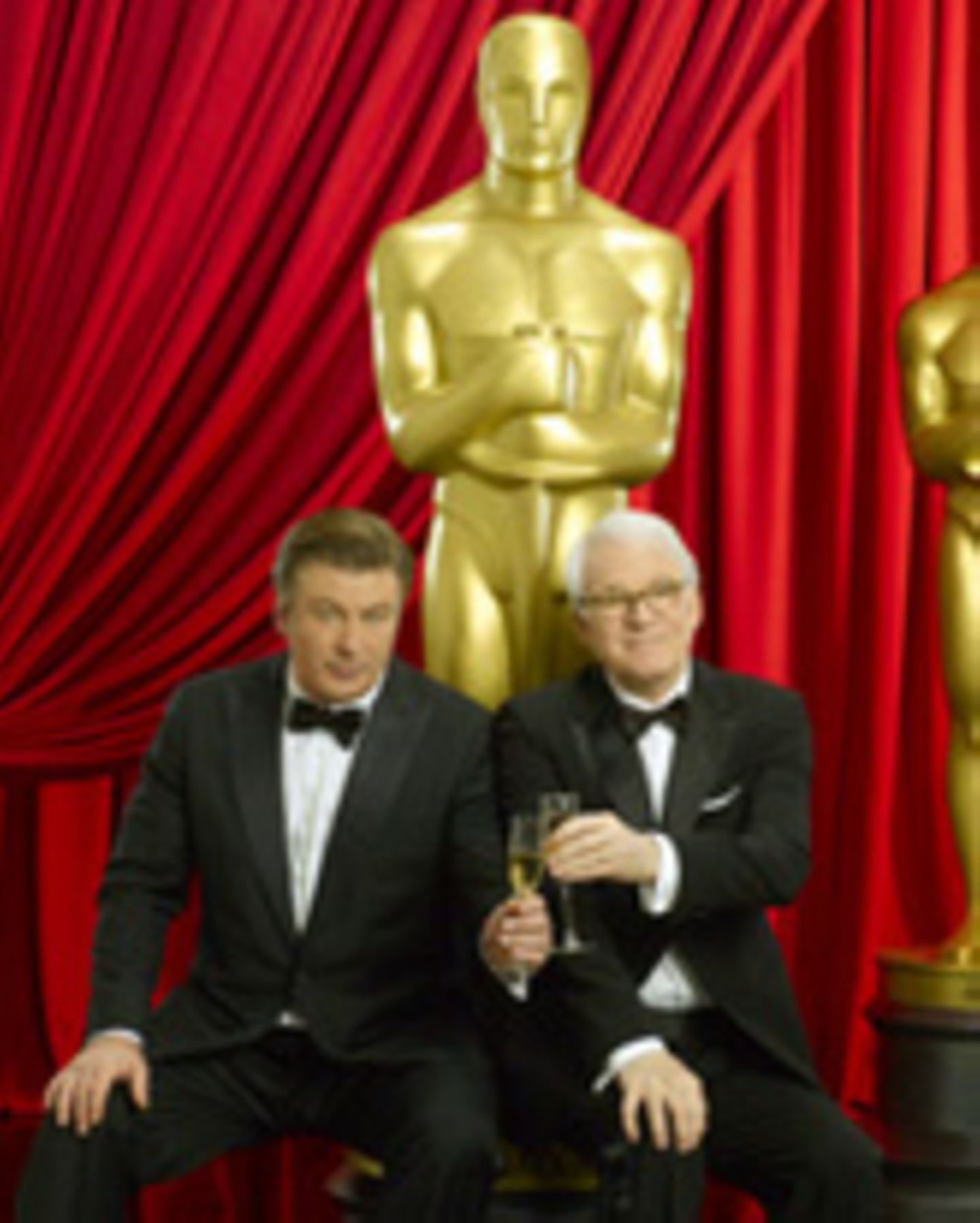 Alec Baldwin, Steve Martin, Oscar Co-hosts