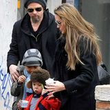 Angelina Jolie fängt in Venedig mit den Dreharbeit für "The Tourist" an.