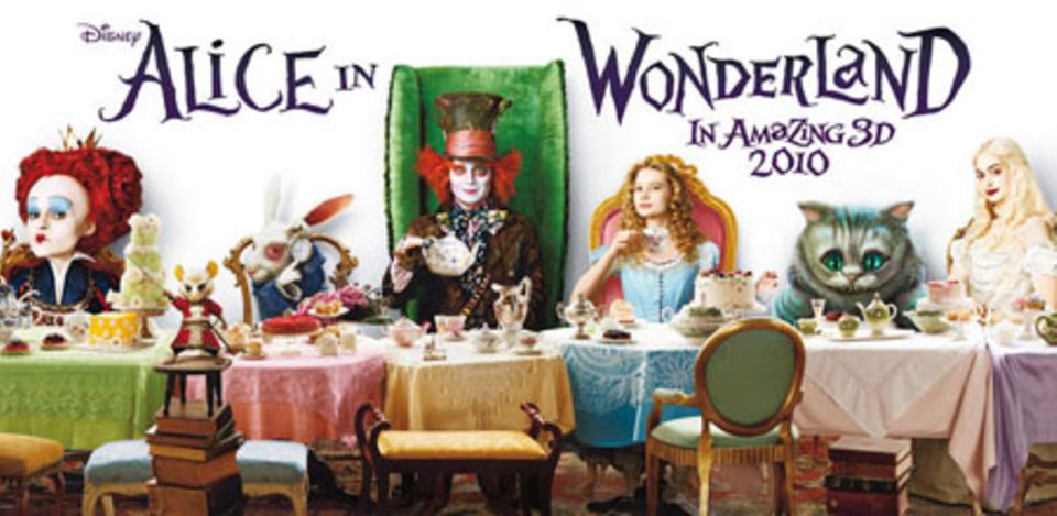 Herrlich schrille Vorbilder: Die Figuren aus Tim Burtons Remake von "Alice im Wunderland". Herrlich schrille Vorbilder: Die Figuren aus Tim Burtons Remake von "Alice im Wunderland".