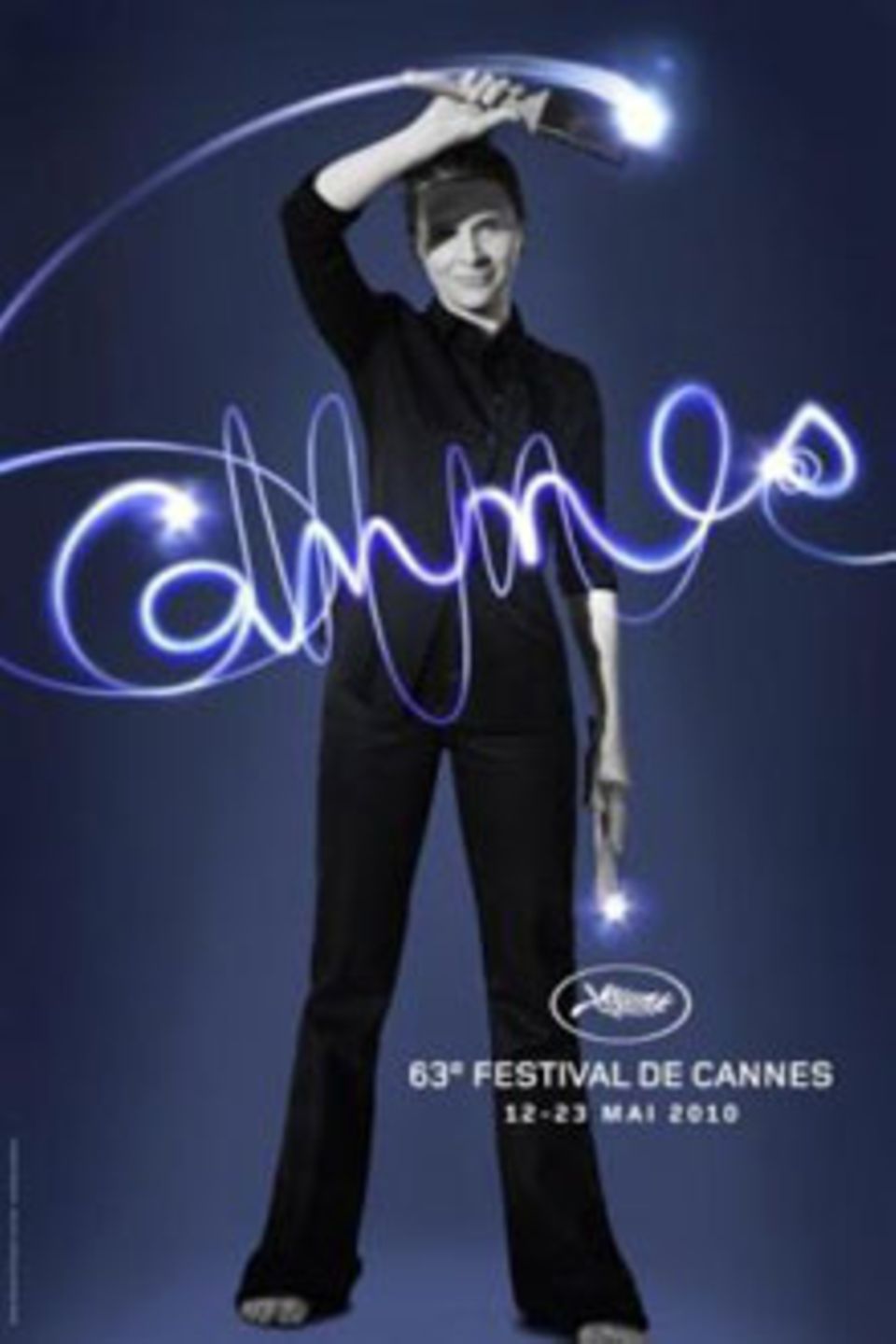 Das offizielle Plakat für die 63. Filmfestspiele von Cannes zeigt Juliette Binoche.