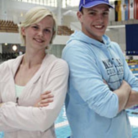 Britta Steffen und Paul Biedermann