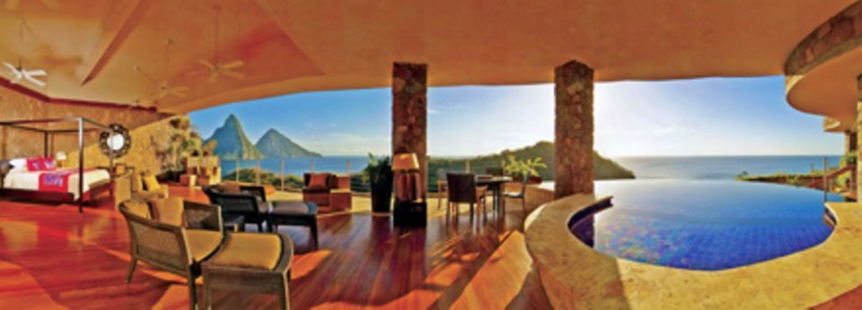 Die Suiten besitzen nur drei Wände und gewähren einen fantastischen Ausblick. Die Suiten besitzen nur drei Wände und gewähren einen fantastischen Ausblick.