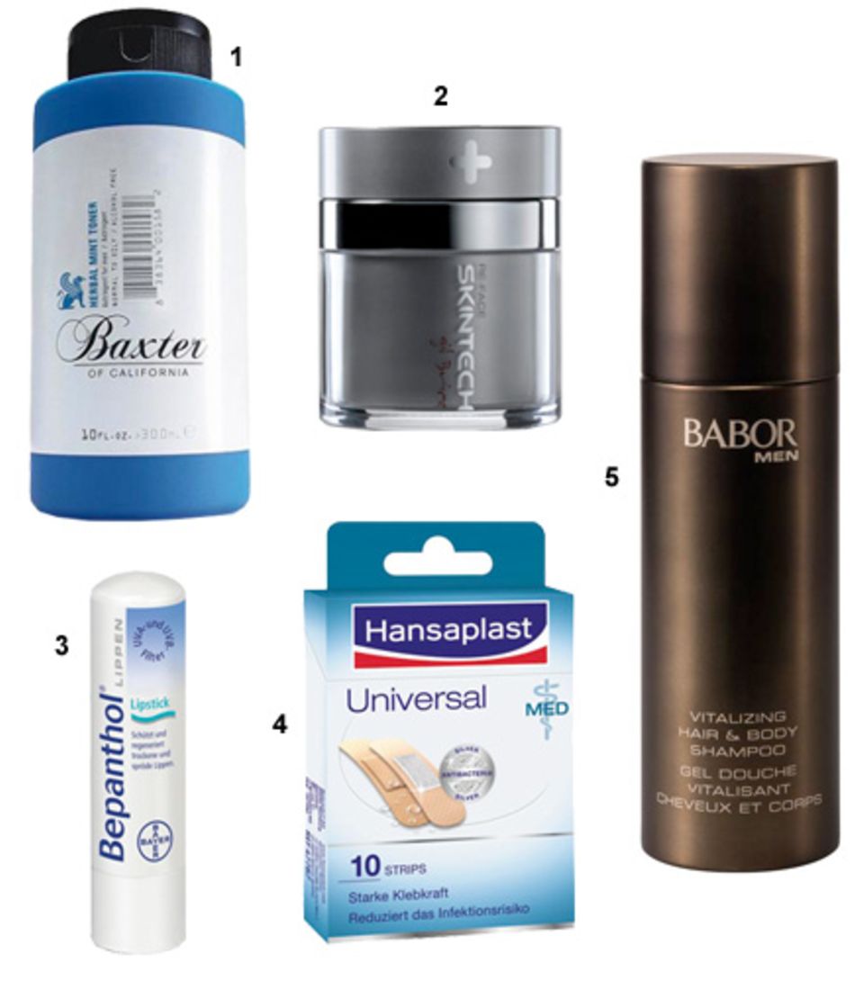 1 Herbal Mint Toner von Baxter, 300 ml, ca. 17 Euro (pflegt mit Aloe und Gurke) 2 Re-Face von Skintech, 50 ml, ca. 95 Euro 3 Pfl 1 Herbal Mint Toner von Baxter, 300 ml, ca. 17 Euro (pflegt mit Aloe und Gurke) 2 Re-Face von Skintech, 50 ml, ca. 95 Euro 3 Pfl