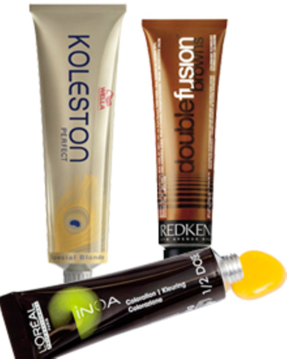 Trendnuancen aus New York: "Colour Fusion", im Redken-Salon. Pflegendes Blond: "Koleston Gentle Blond Service", beim Wella-Frise Trendnuancen aus New York: "Colour Fusion", im Redken-Salon. Pflegendes Blond: "Koleston Gentle Blond Service", beim Wella-Frise