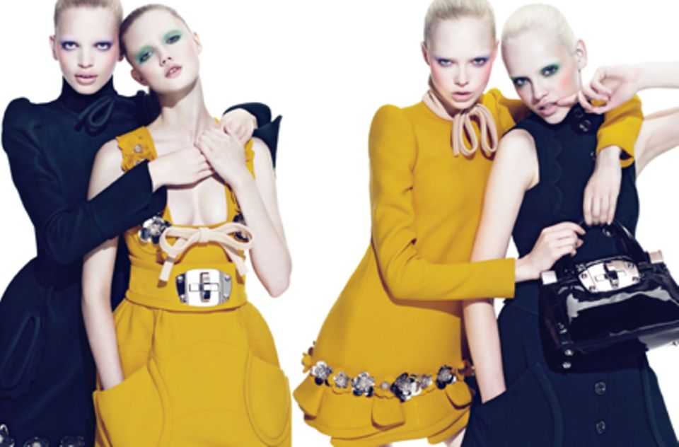 Pastell-Make-up und glänzende Laune zur charismatischen Herbst/Winter-Mode 2010 von Miu Miu: Starfotograf Mert Alas hat eine tol Pastell-Make-up und glänzende Laune zur charismatischen Herbst/Winter-Mode 2010 von Miu Miu: Starfotograf Mert Alas hat eine tol