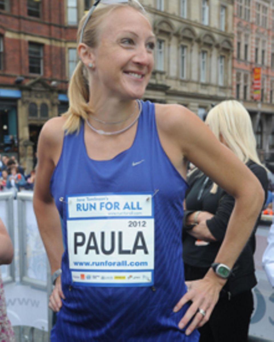 Trotz Schwangerschaft läuft Paula Radcliffe jeden Tag mehrere Kilometer.