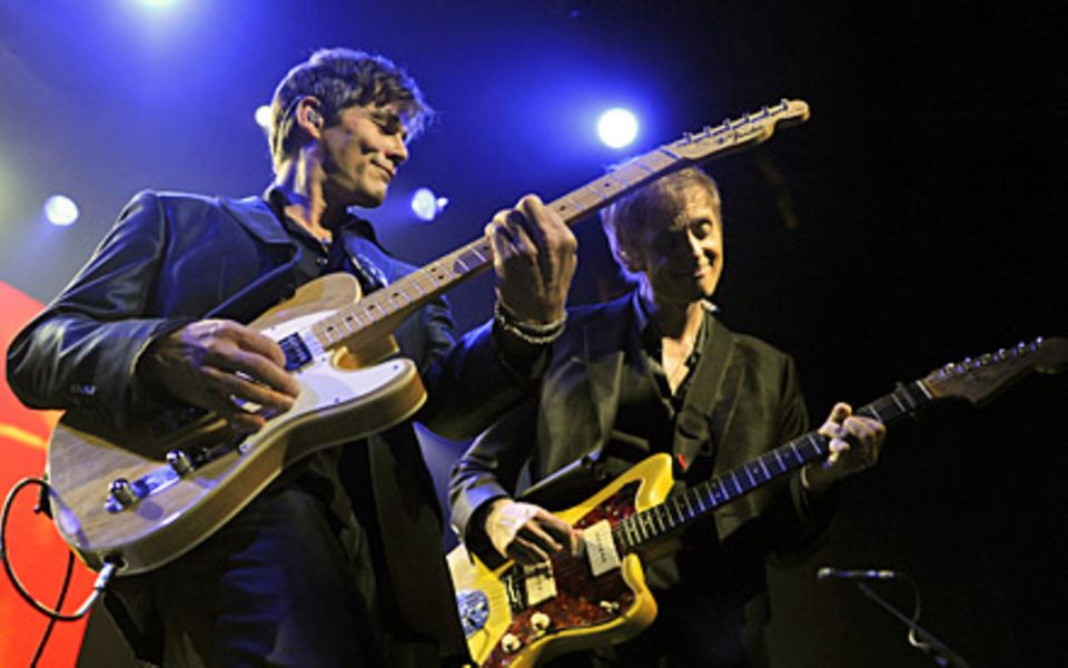 Morten Harket und Paul Waaktaar-Savoy bei einem Konzert in Los Angeles. Ende des Jahres wollen sich A-ha auflösen. Morten Harket und Paul Waaktaar-Savoy bei einem Konzert in Los Angeles. Ende des Jahres wollen sich A-ha auflösen.