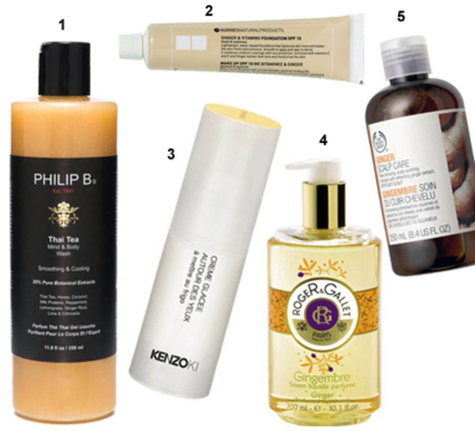 Die Wunderknolle Ingwer wird in der Kosmetik gerne genutzt. Die Wunderknolle Ingwer wird in der Kosmetik gerne genutzt.