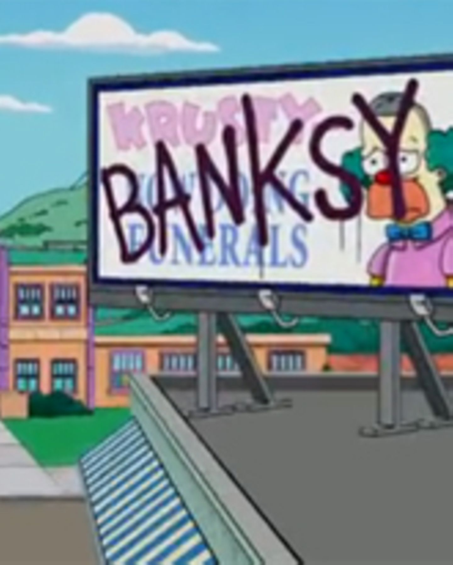 Banksy für Simpsons