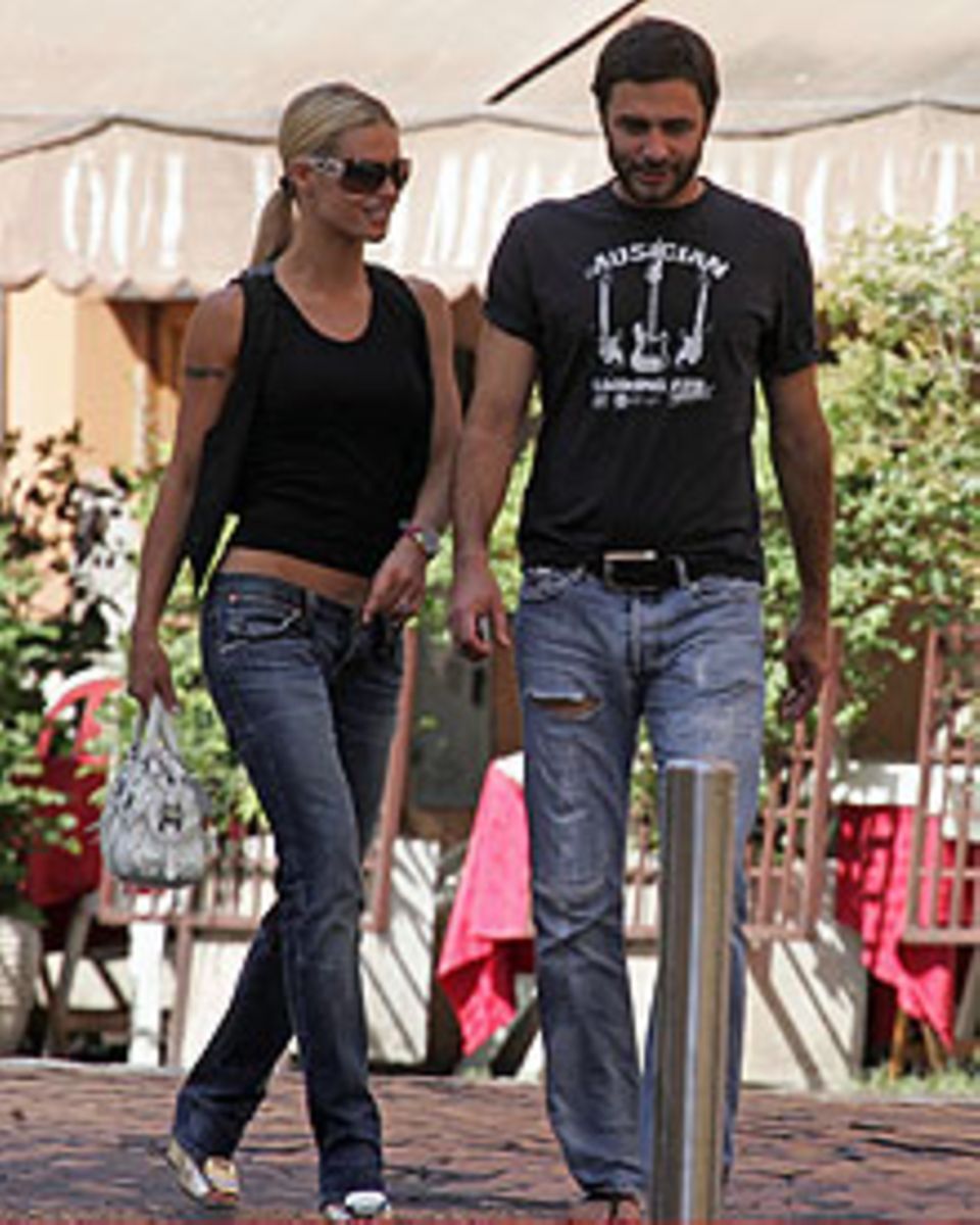 Schon 2007 verstanden sich die beiden gut: Michelle Hunziker und Daniele Pecci bei einem gemeinsamen Ausflug in Rom.