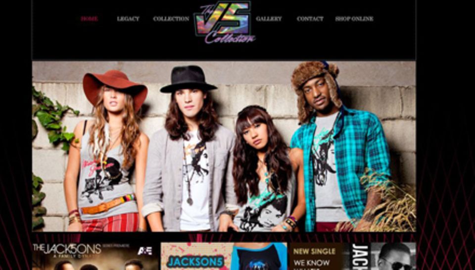 Die Kollektion der Jackson Five erinnert stark an die Mode der Achtziger Jahre. Die Kollektion der Jackson Five erinnert stark an die Mode der Achtziger Jahre.