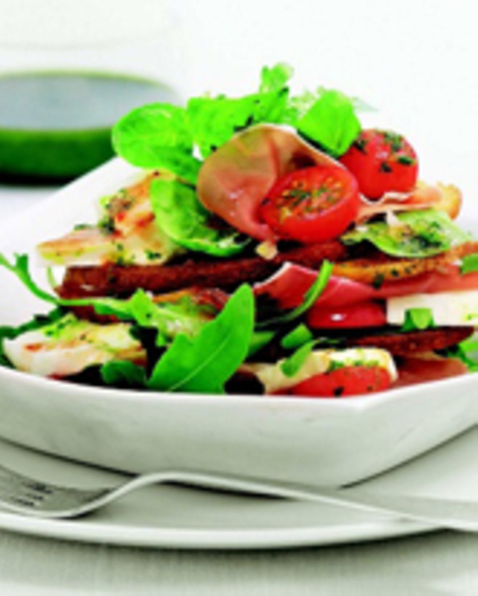 Rucola-Basilikum-Salat Rucola-Basilikum-Salat
