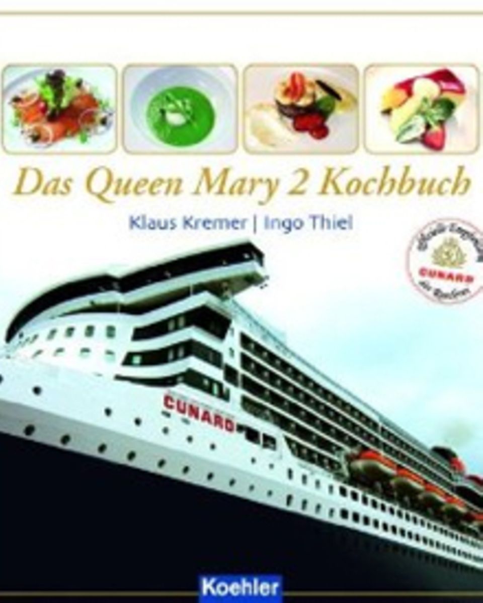 60 Rezepte aus der Küche der "Queen Mary 2", geordnet nach Kontinenten, finden Hobbyköche mit Fernweh in diesem Buch. ("Das Quee 60 Rezepte aus der Küche der "Queen Mary 2", geordnet nach Kontinenten, finden Hobbyköche mit Fernweh in diesem Buch. ("Das Quee