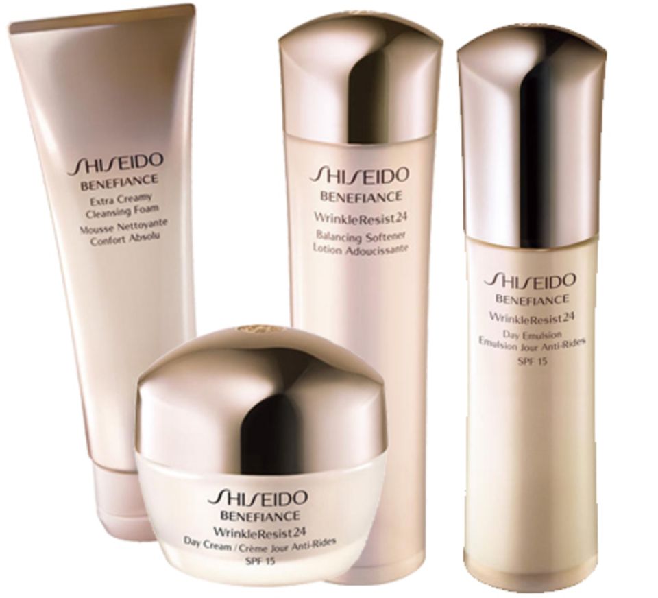 Die Linie "Benefiance WrinkleResist24" von Shiseido geht auf Bedürfnisse reiferer Haut ein Die Linie "Benefiance WrinkleResist24" von Shiseido geht auf Bedürfnisse reiferer Haut ein