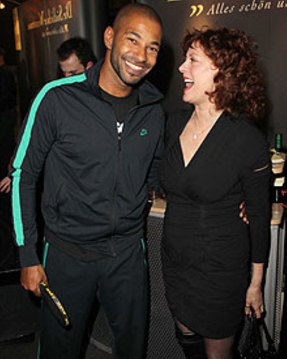 Tyron Ricketts und Susan Sarandon lieben  Ping Pong.