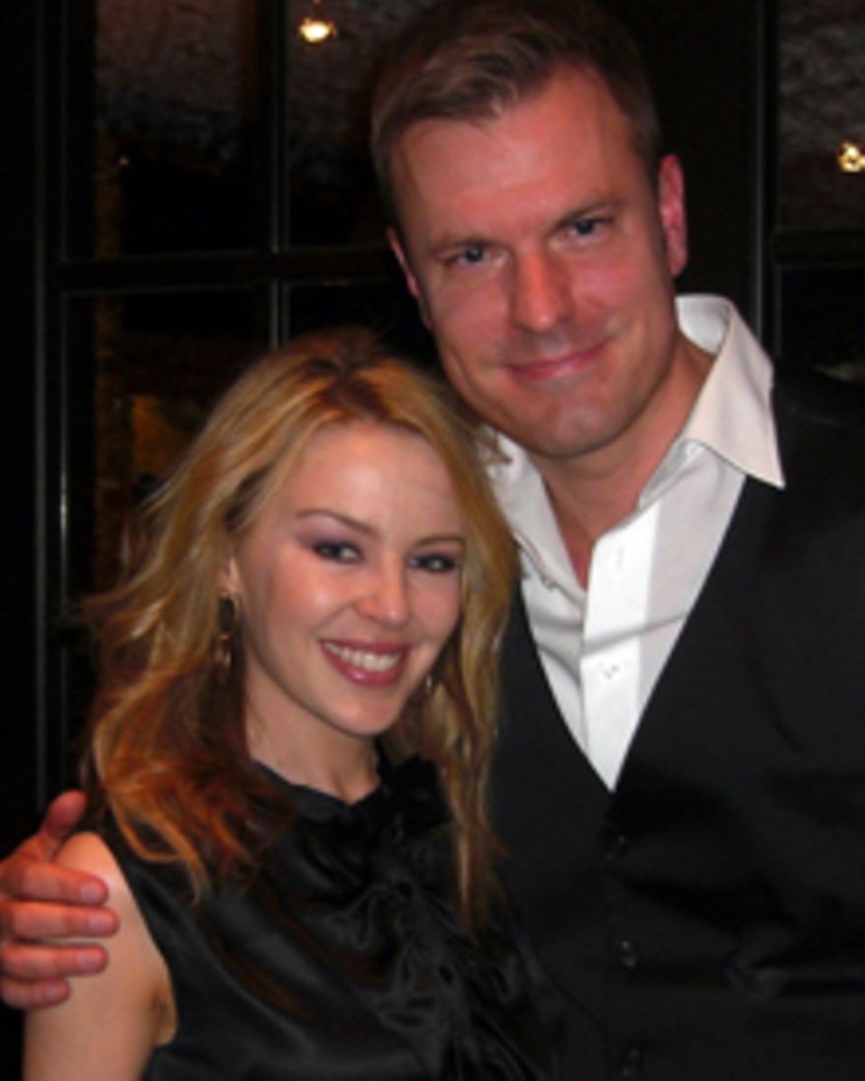 GALA-Redakteur Alexander Nebe traf Kylie Minogue in Helsinki.