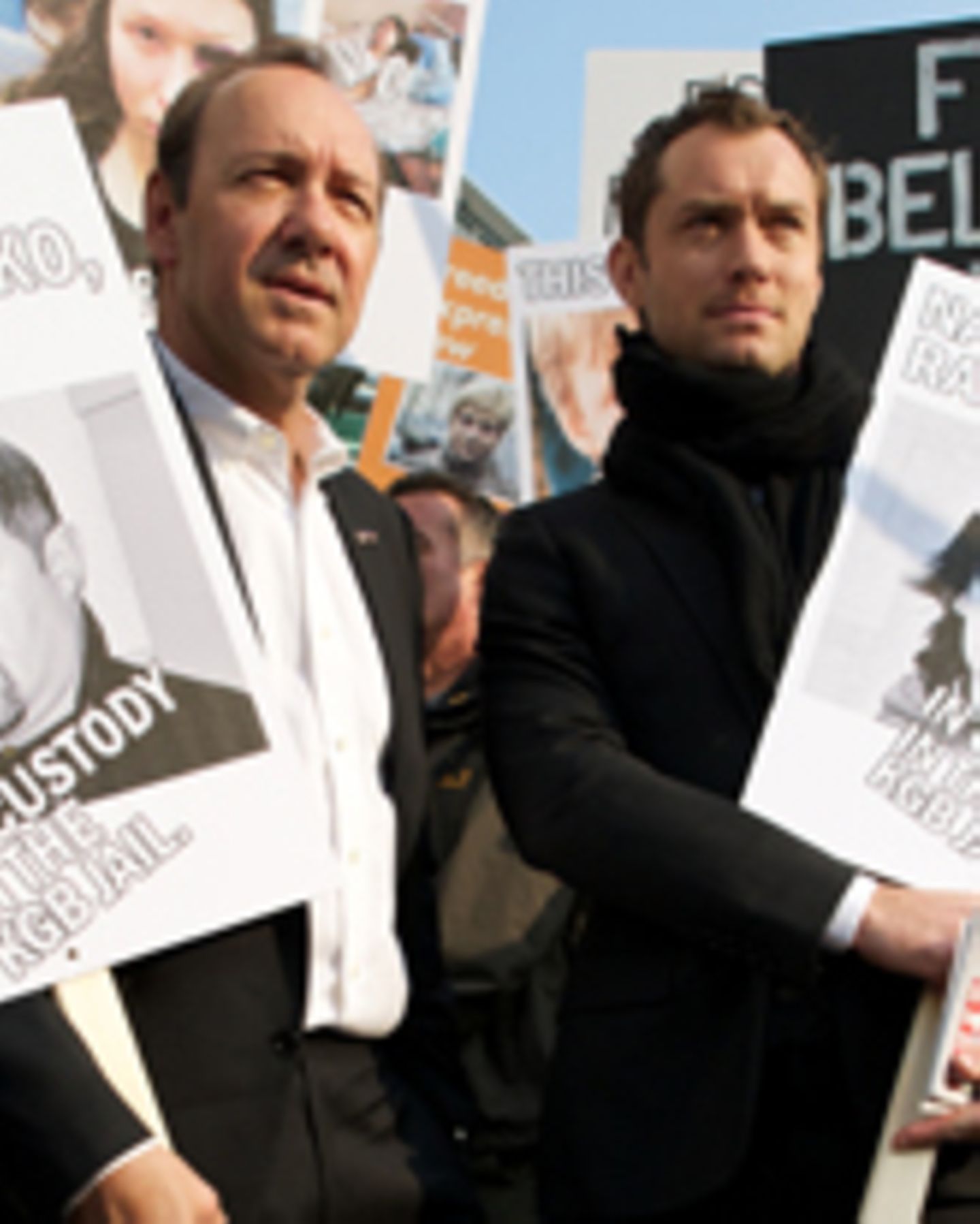 Jude LAw und Kevin Spacey Demo