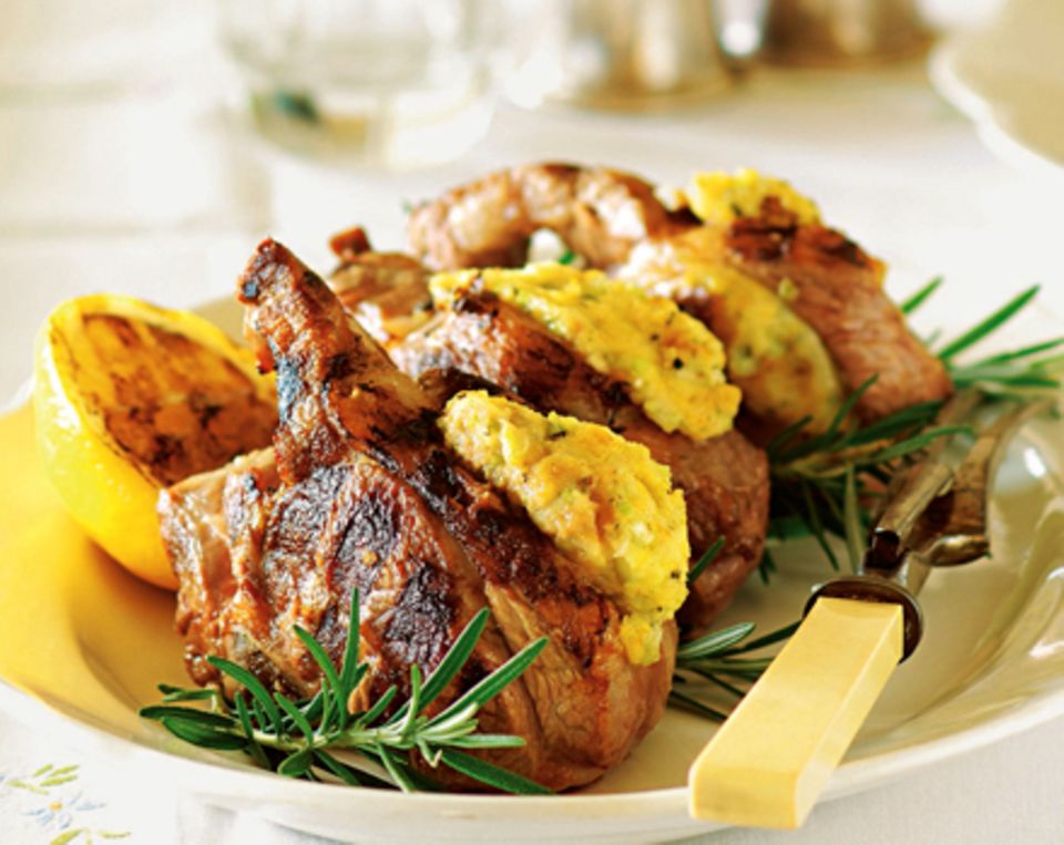 Lamm-Chops mit Orangenfüllung Lamm-Chops mit Orangenfüllung