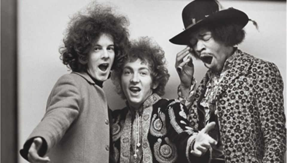 Jimi Hendrix posierte diverse Male für Linda McCartney. Hier gähnt er 1967 in London in die Kamera.