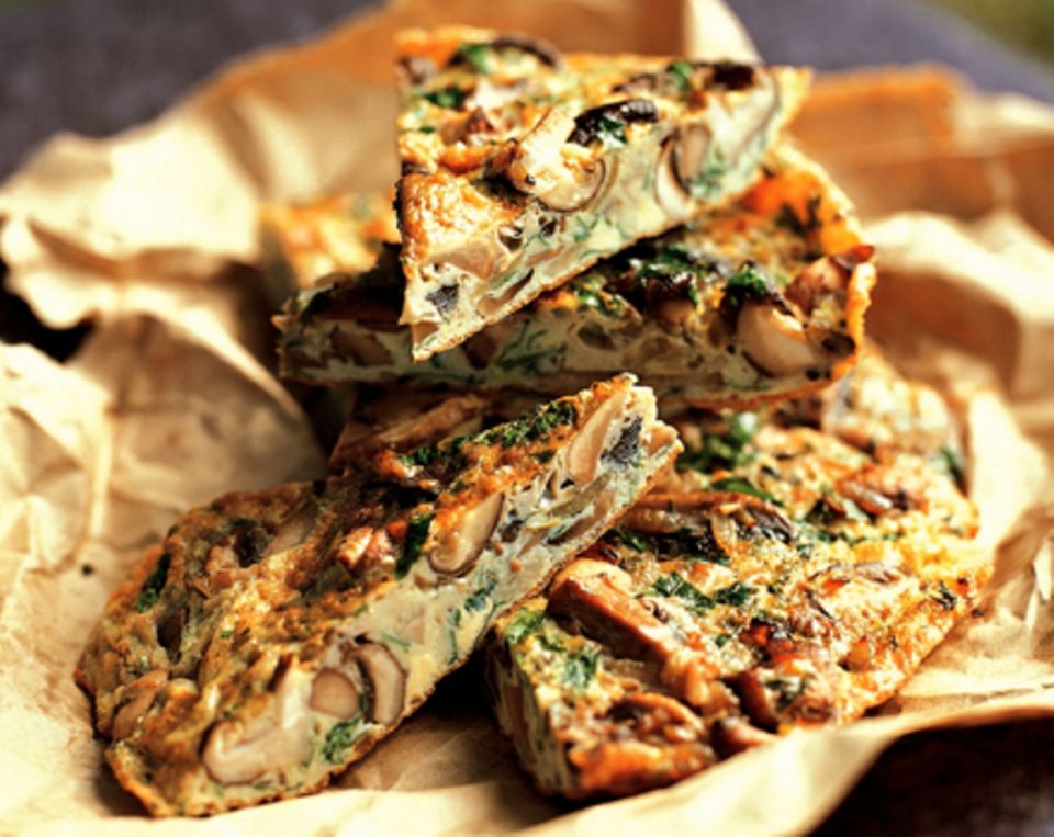 Pilz-Frittata