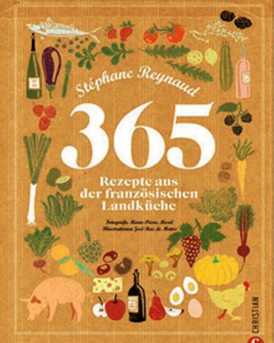 Spitzenkoch Stéphane Reynaud präsentiert 365 Rezepte der Grande Nation. Mal Deftiges aus der Bretagne, mal süßes aus dem Burgund Spitzenkoch Stéphane Reynaud präsentiert 365 Rezepte der Grande Nation. Mal Deftiges aus der Bretagne, mal süßes aus dem Burgund