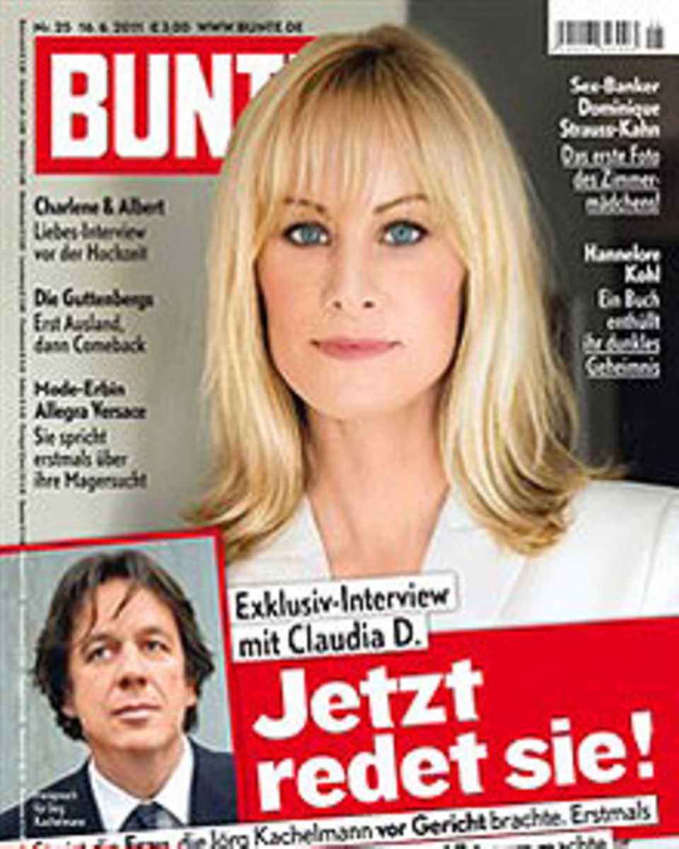 Claudia D.zeigt sich auf dem Cover der aktuellen Bunte. Claudia D.zeigt sich auf dem Cover der aktuellen Bunte.