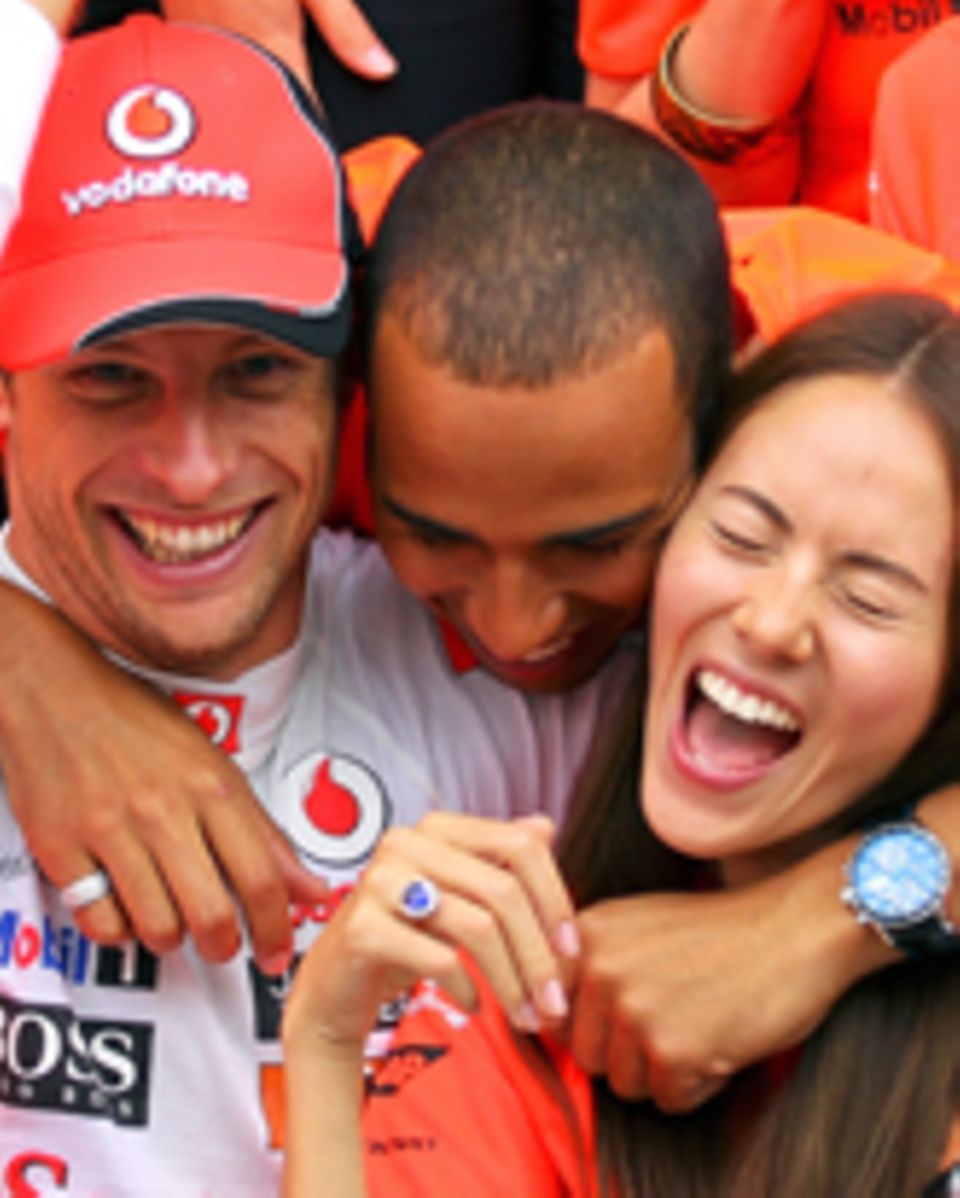Jenson Button, Jessica Michibata Jenson Button, Jessica Michibata
