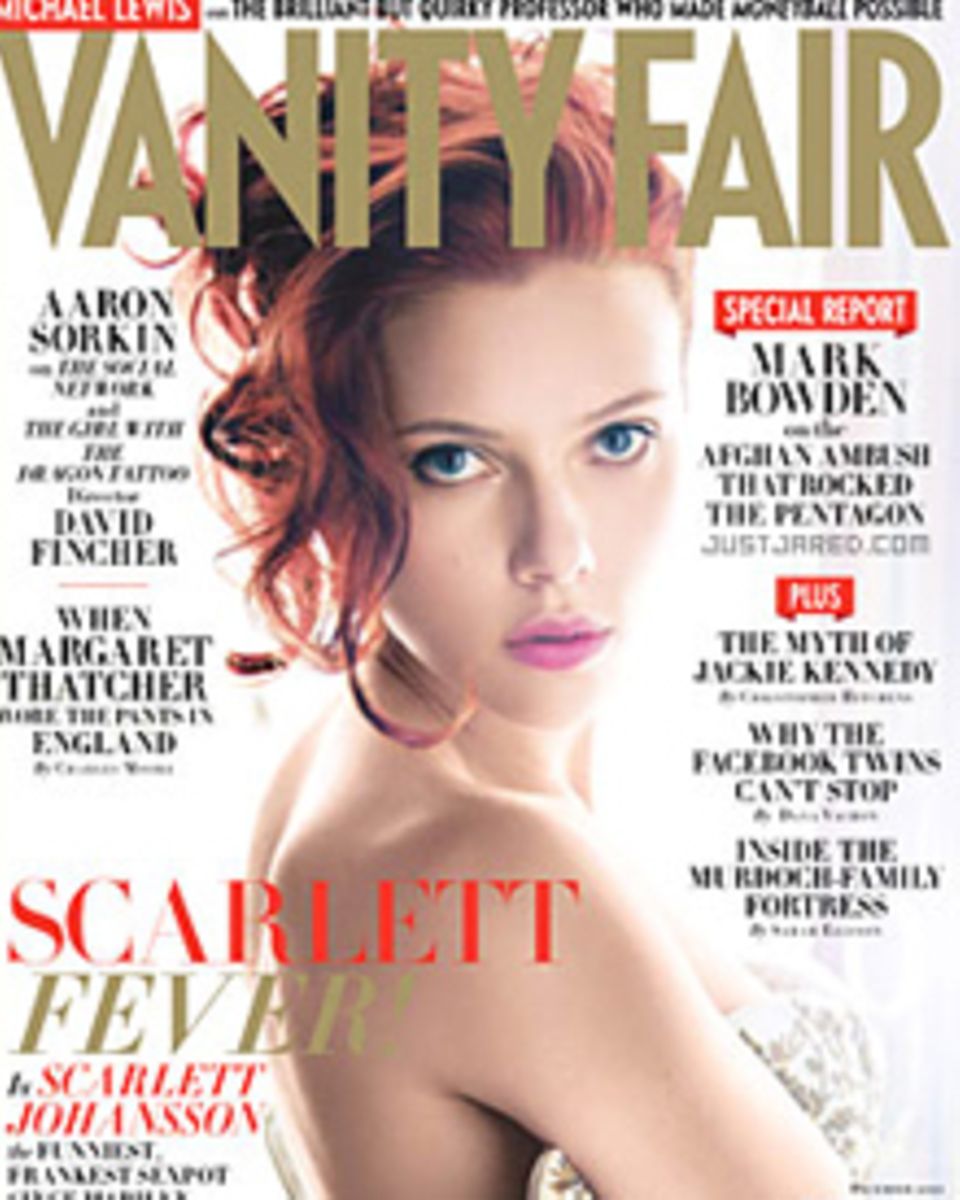 Auf dem Cover der "Vanity Fair" bietet Scarlett Johansson eine kleine Kostprobe ihres Traumkörpers. Auf dem Cover der "Vanity Fair" bietet Scarlett Johansson eine kleine Kostprobe ihres Traumkörpers.