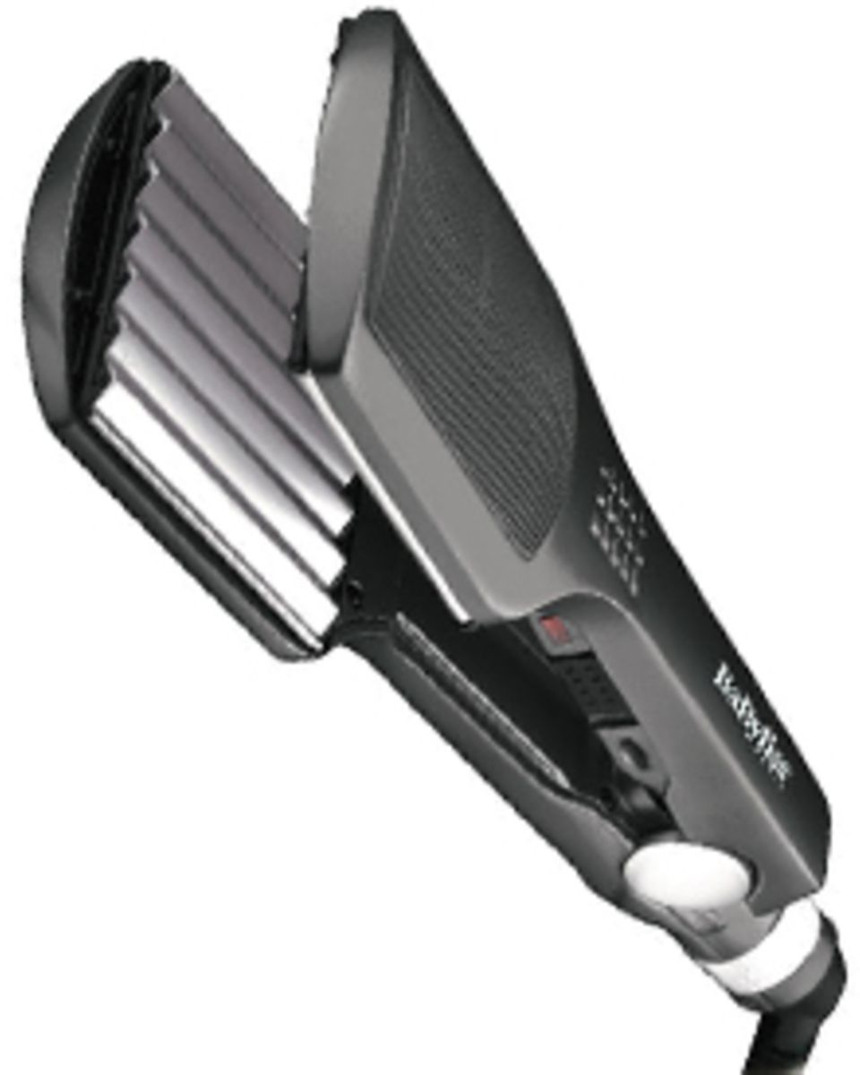 "Pro Crimp"-Eisen von Babyliss, ca. 40 Euro "Pro Crimp"-Eisen von Babyliss, ca. 40 Euro