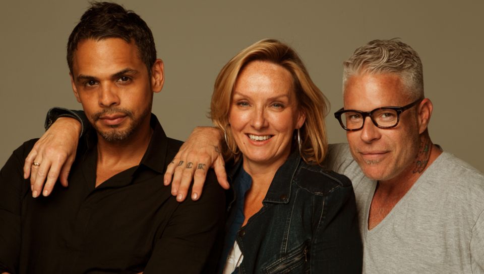 Die drei "Styling Legends" Johnny Lavoy, Kim Bowen und Billy B. (von links nach rechts) wollen ihr Styling-Know-How mit den "One Die drei "Styling Legends" Johnny Lavoy, Kim Bowen und Billy B. (von links nach rechts) wollen ihr Styling-Know-How mit den "One