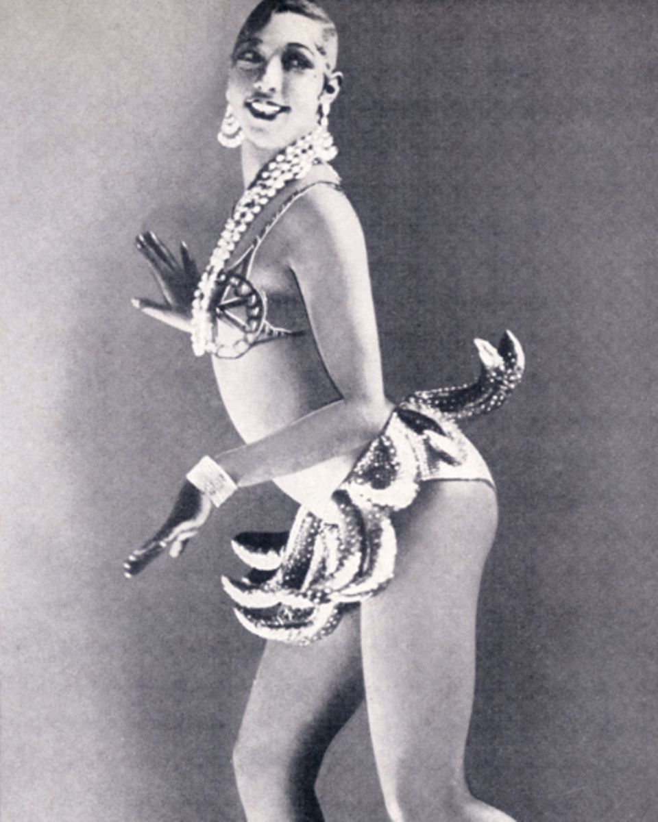 Josephine Baker in Bananenröckchen.