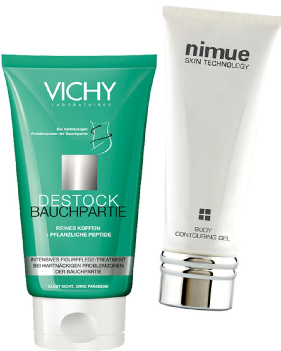 Gezielter Einsatz: "Destock Bauchpartie" von Vichy strafft das Bauchgewebe, 150 ml, ca. 26 Euro. Fatburner: Das "Body Contouring Gezielter Einsatz: "Destock Bauchpartie" von Vichy strafft das Bauchgewebe, 150 ml, ca. 26 Euro. Fatburner: Das "Body Contouring